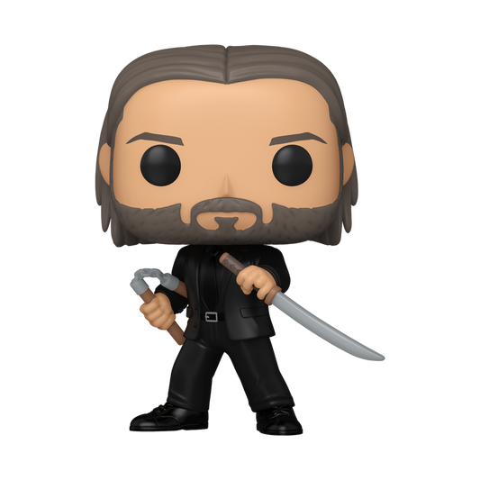 Pop! John Wick with Sword &amp; Nunchucks 
