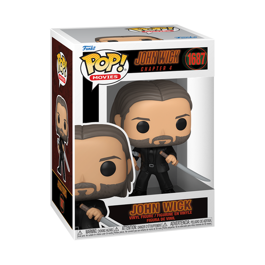 Pop! John Wick with Sword &amp; Nunchucks 