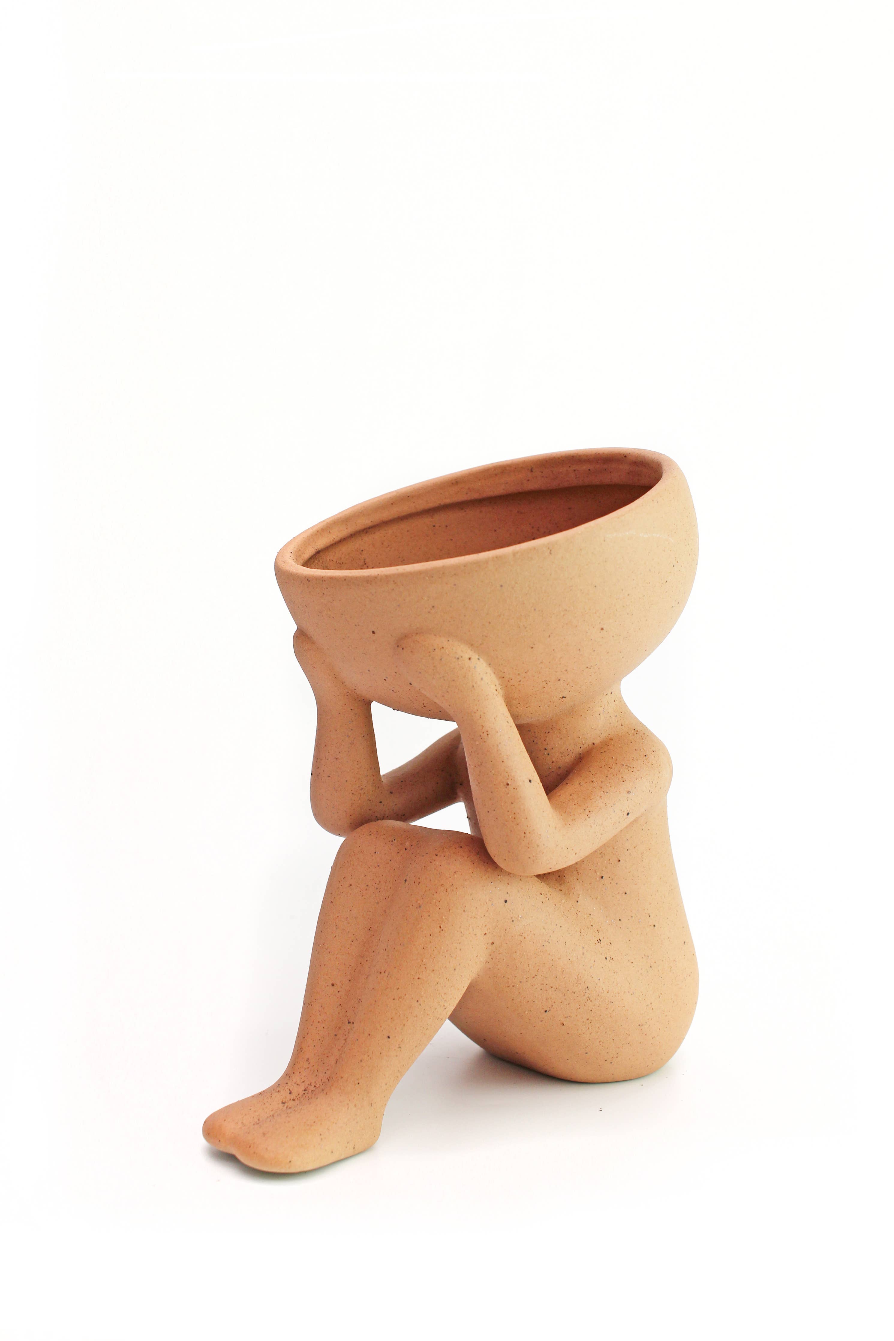 3D Man Silhouette Planter