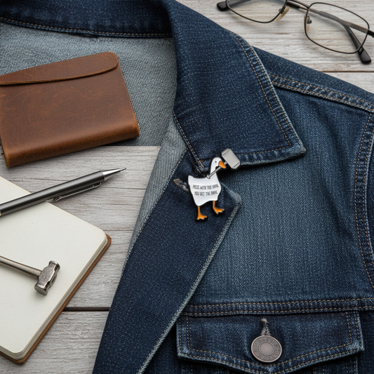 Pin's Oie Maillet “Mess with the Honk You get the Bonk”