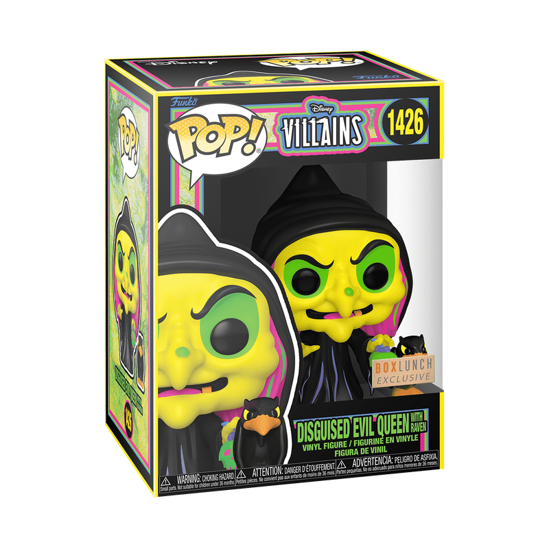 Pop! &amp; Buddy Witch Queen Dinguisé with Raven (Black Light)