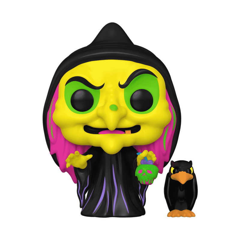 Pop! &amp; Buddy Witch Queen Dinguisé with Raven (Black Light)