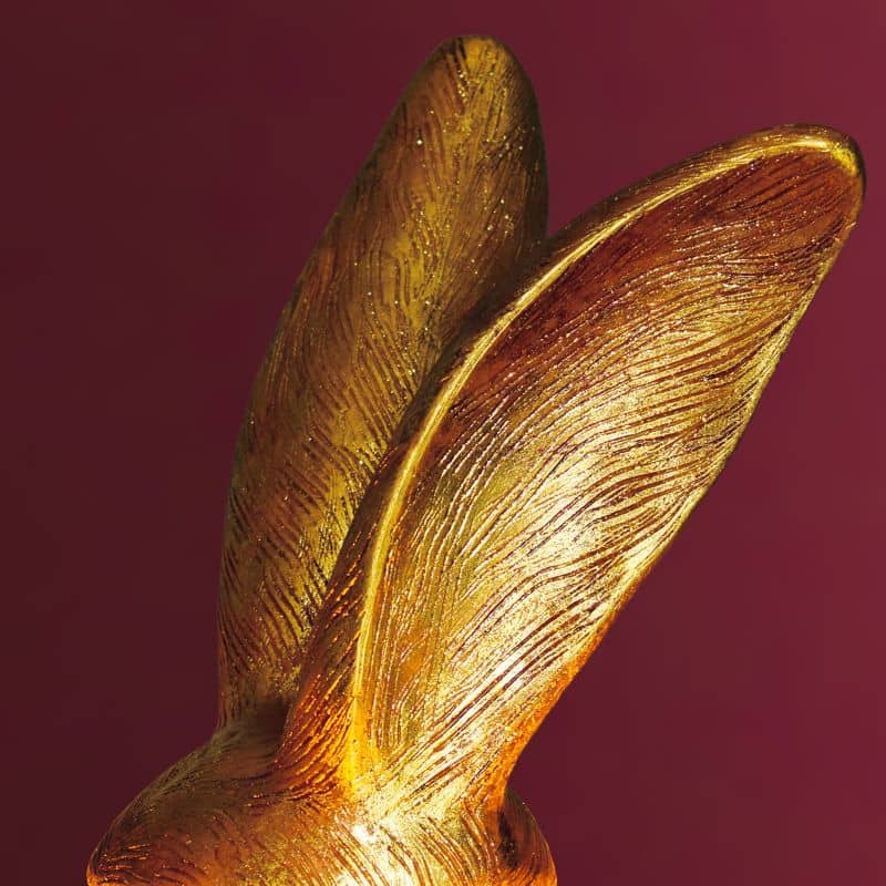 Hiding Rabbit® vloerlamp, goud/zwart, hoogte 115 cm