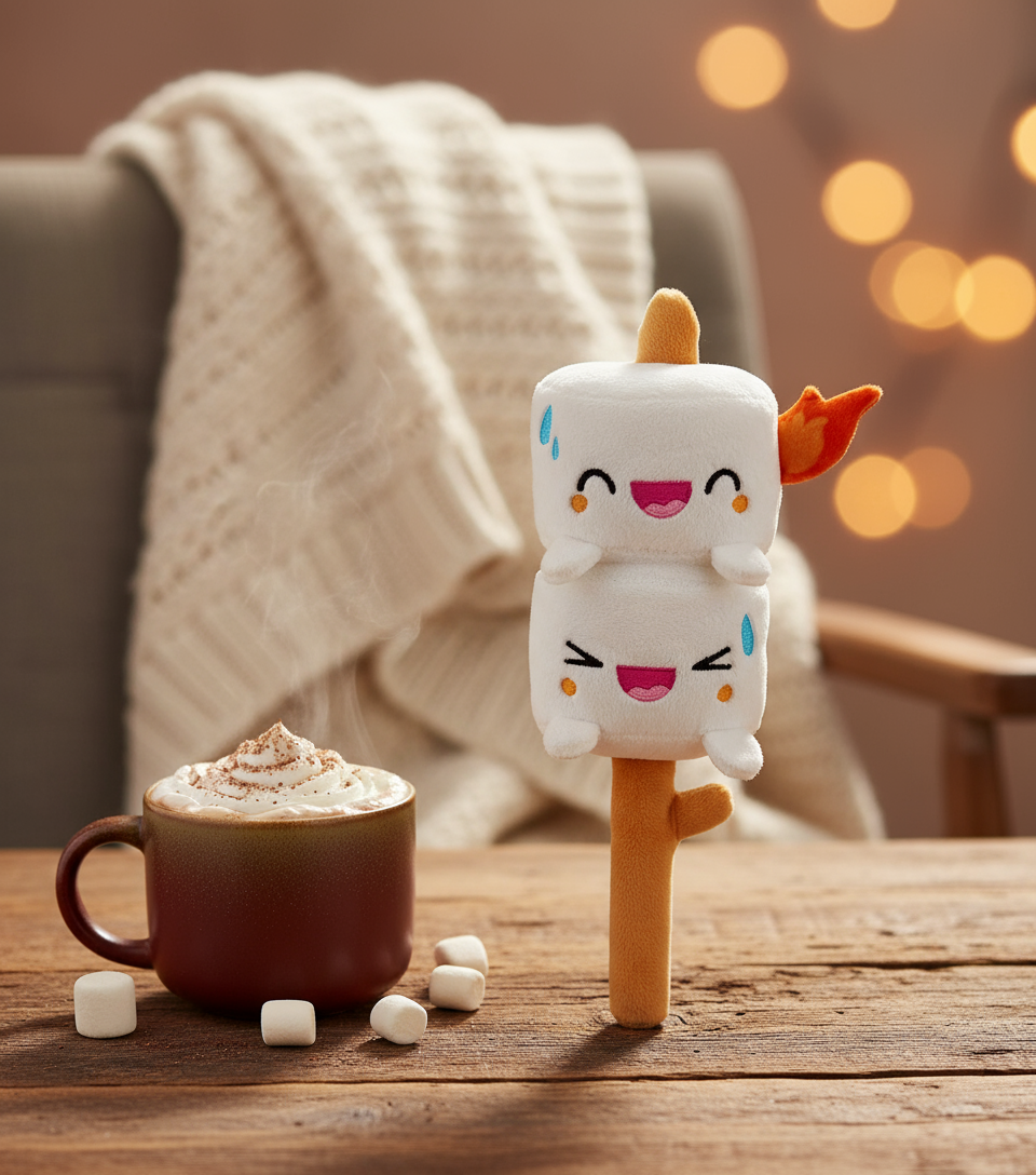 Yummies Marshmallow Marshi & Marshall Plush