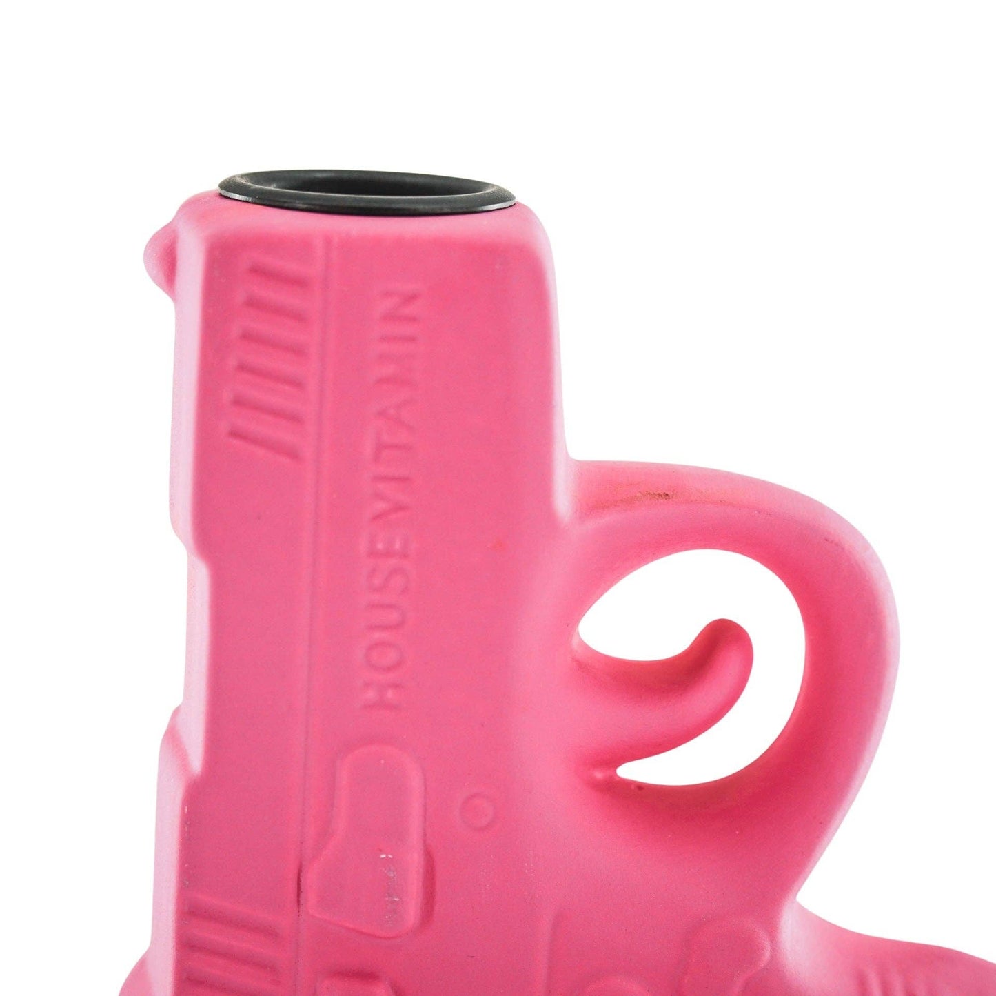 Candlestick - Gun - Ceramic - Neon Pink - 12x5x12cm