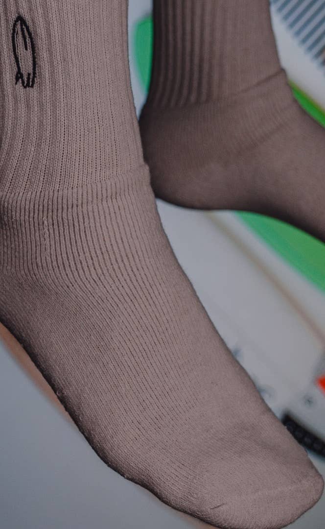 Chaussettes de sport brodées - Planche de Surf