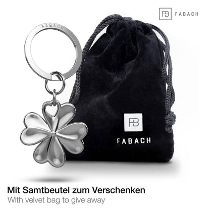 Sleutelhanger met klavertje vier
