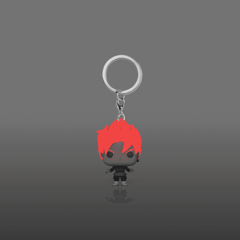 Pop! Sleutelhanger Super Saiyan Rosé Goku Zwart (Glow)