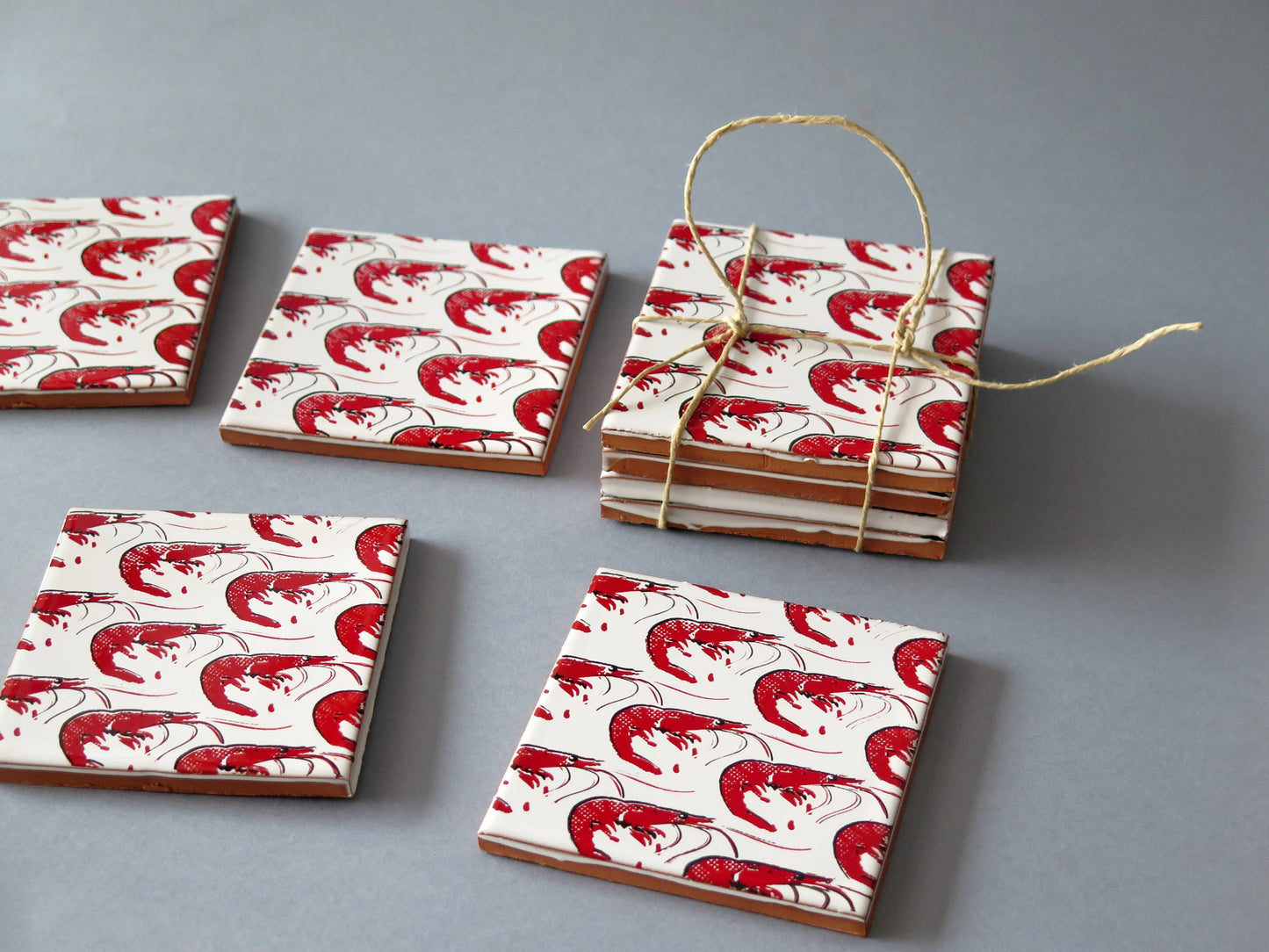 Gamba Design ceramic coasters