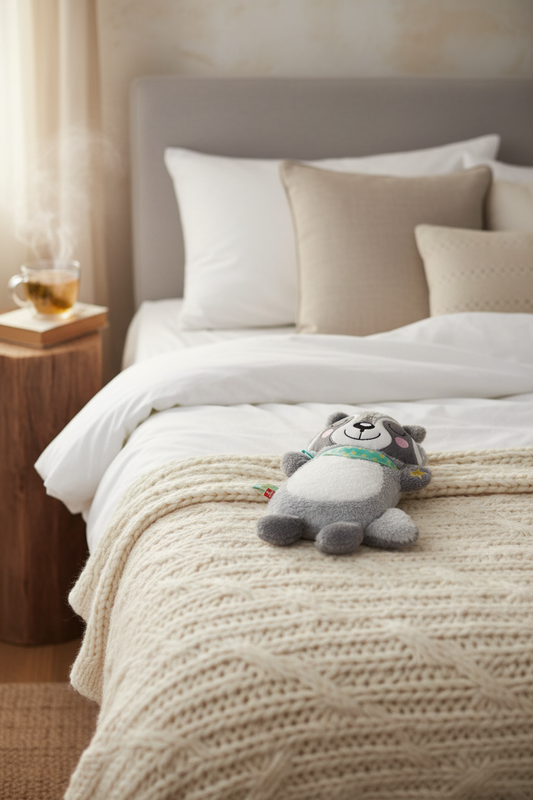 Raccoon Hot Water Bottle