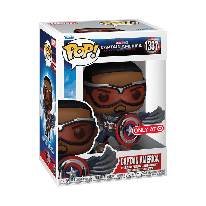 Pop! Captain America (Sam Wilson) (Retro Comic Deco)