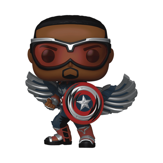 pop captain america sam wilson retro comic deco 1337