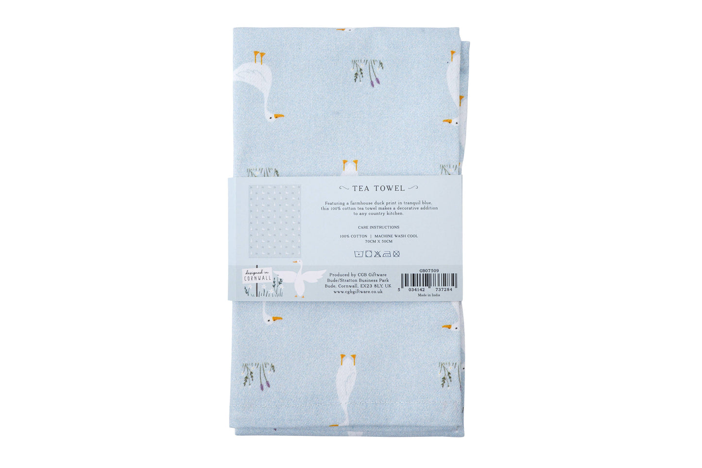 Theedoek met afbeelding van eendjes van Bramble Farm