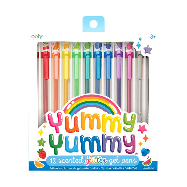 Set of 12 Glitter and Scented Gel Pens