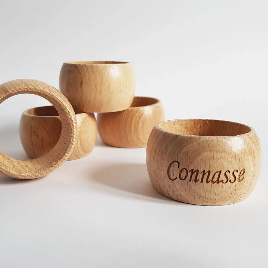 Ronds de Serviette Couple Connasse et Raclure