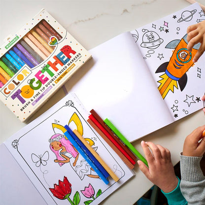 Set de 18 Feutres Multicolores