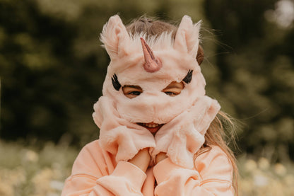 Roze eenhoornkostuum voor kinderen