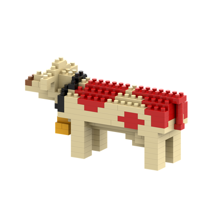 Brixies vache suisse en briques