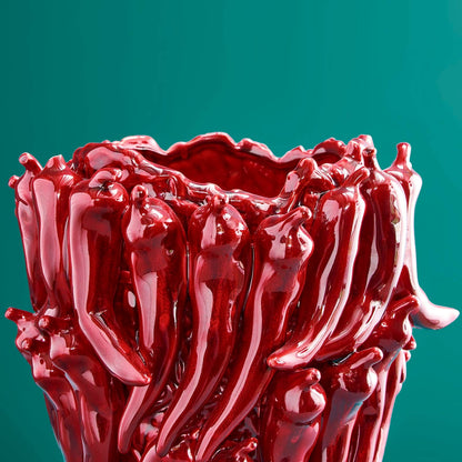 Vase Chili bordeaux