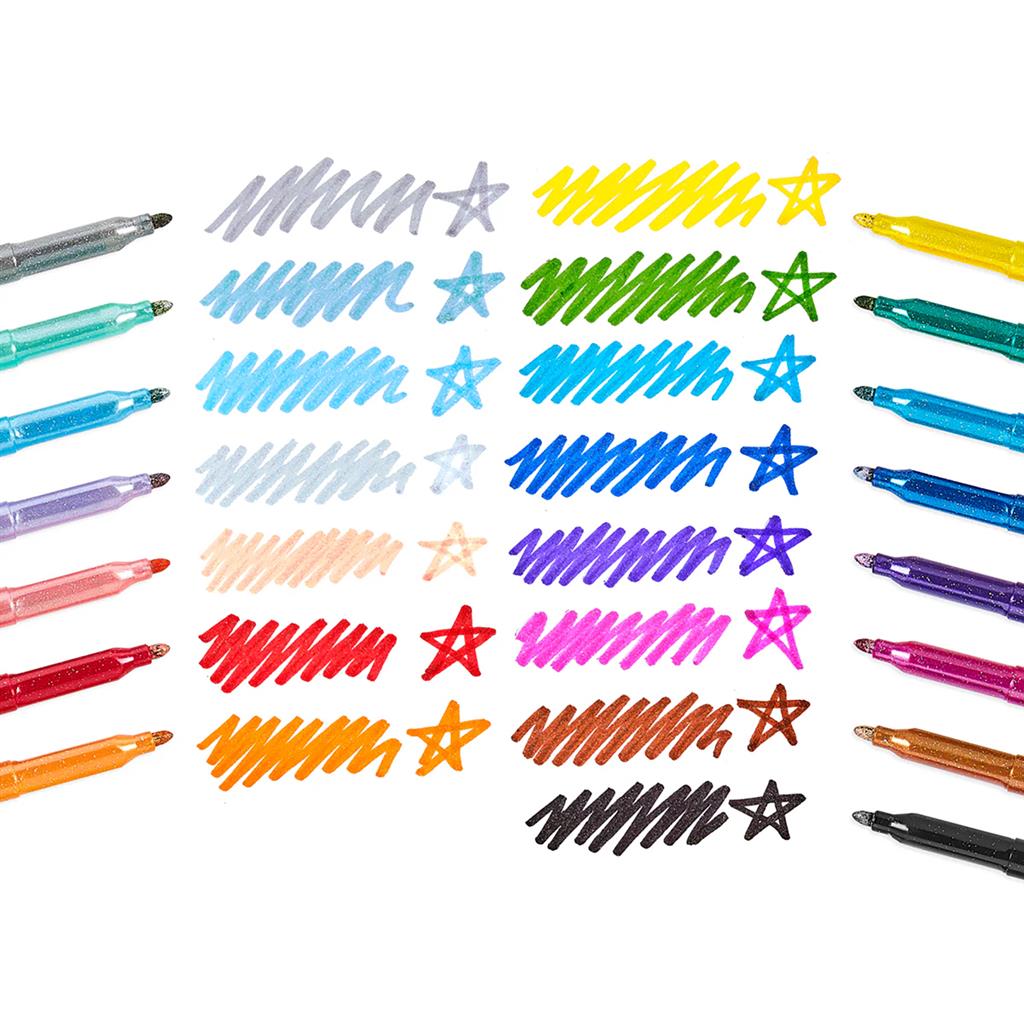 Set of 15 Glitter Markers