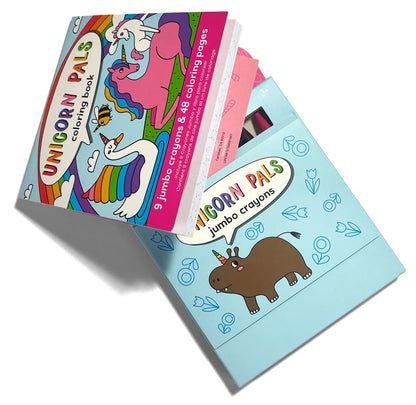 Coloring Kit with Book and Colored Pencils