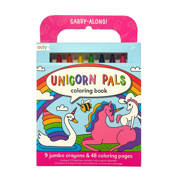 Coloring Kit with Book and Colored Pencils