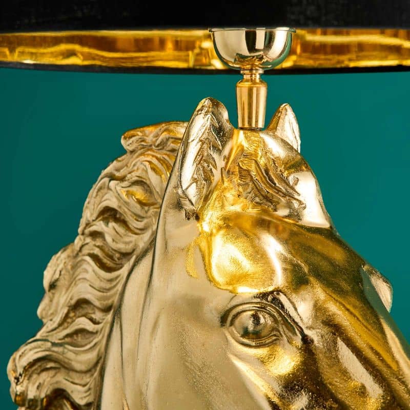 Gouden Paard Tafellamp