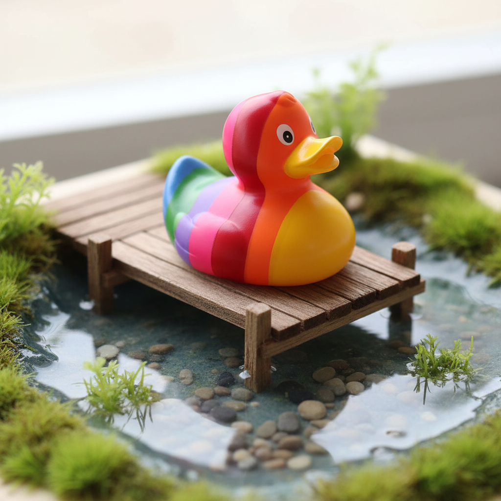Rainbow Duck