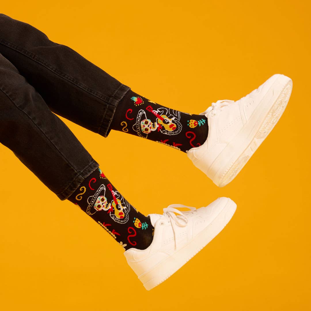 Unisex seamless cotton Mariachi socks