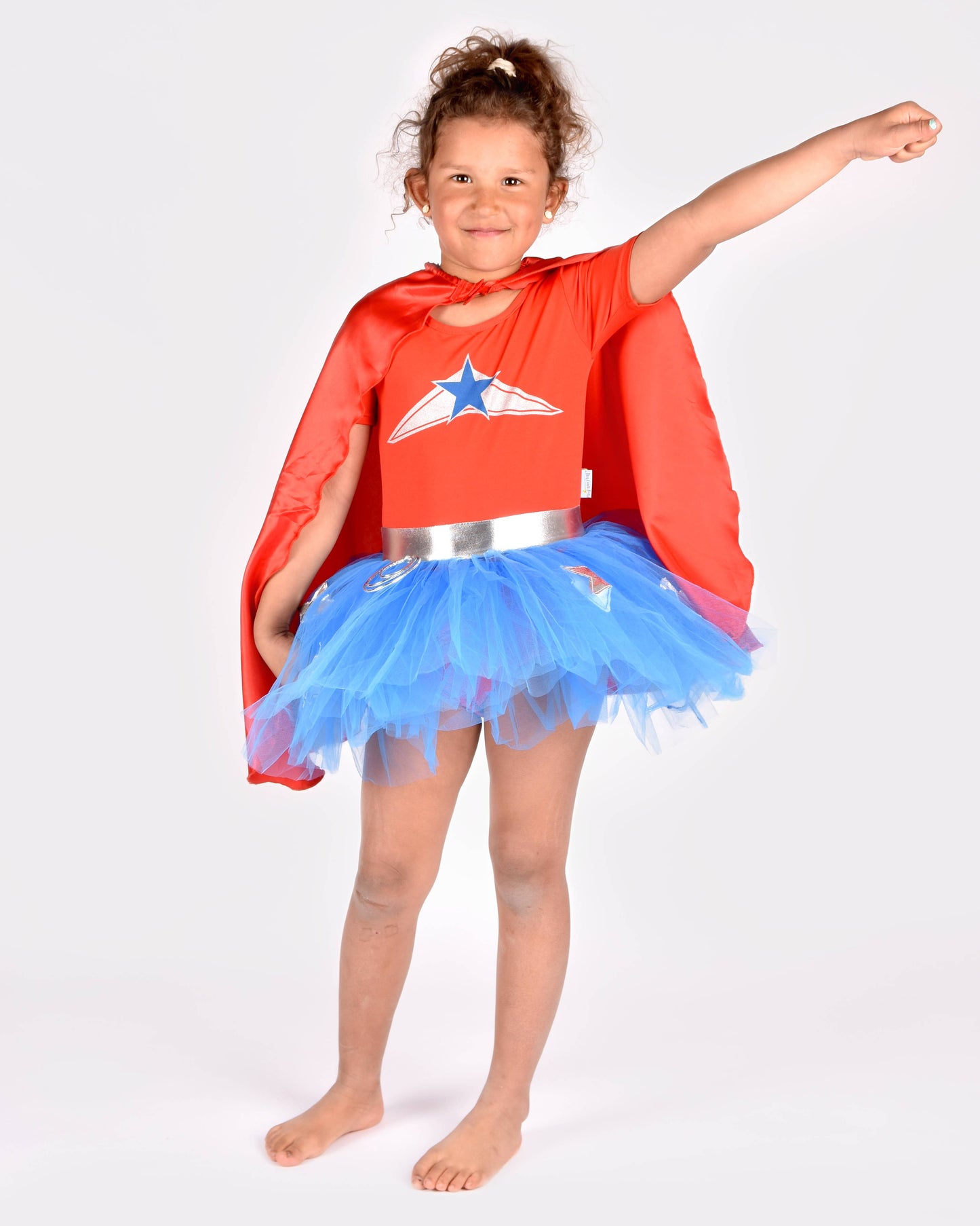 Super Wondergirl with Cape 110-116 cm 4-6 years