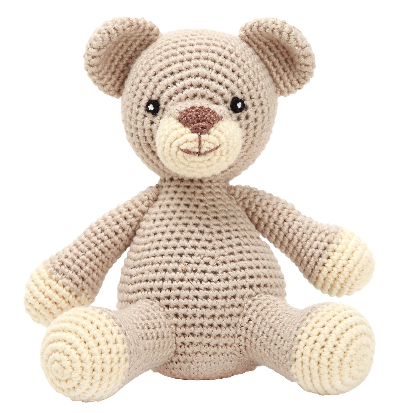 Crochet Plush Toy - Beige Lion Cub
