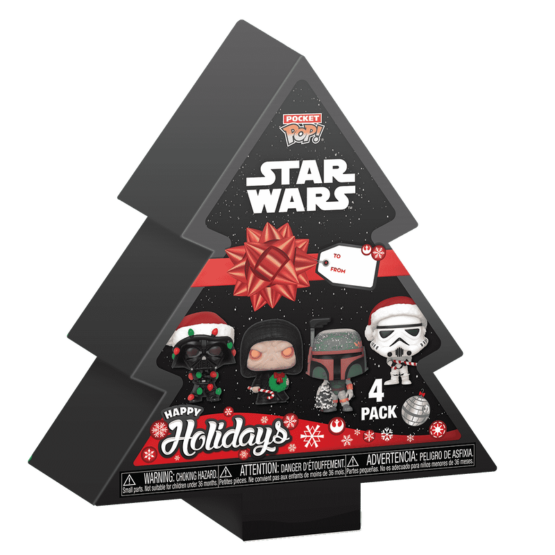 Pocket Pop! Star Wars-pakket met 4 stuks voor de feestdagen 
