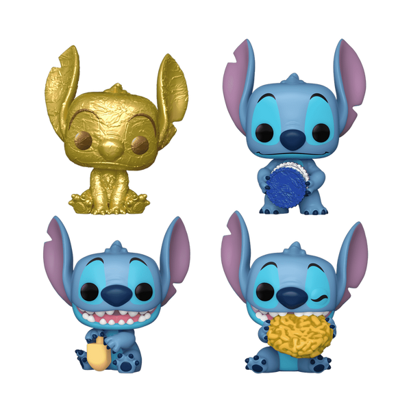 Funko Pocket Pop! Happy Hanukkah Stitch 4-Pack – Lilo et Stitch