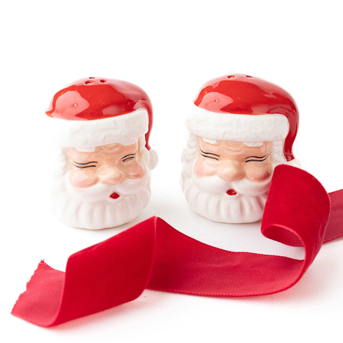Salière et poivrière Père Noël rouge