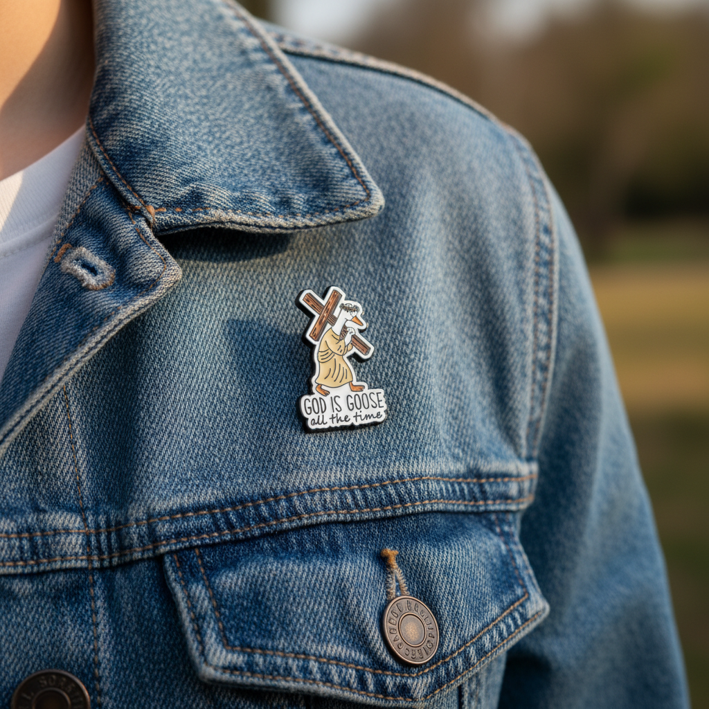 Goose Pin "God Is Goose All The Time"