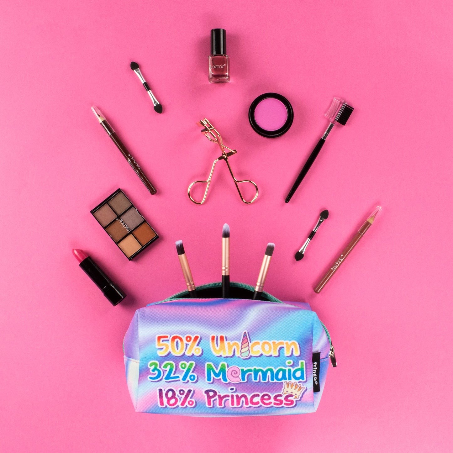 Licorne sirène Princess Trousse scolaire ou de maquillage
