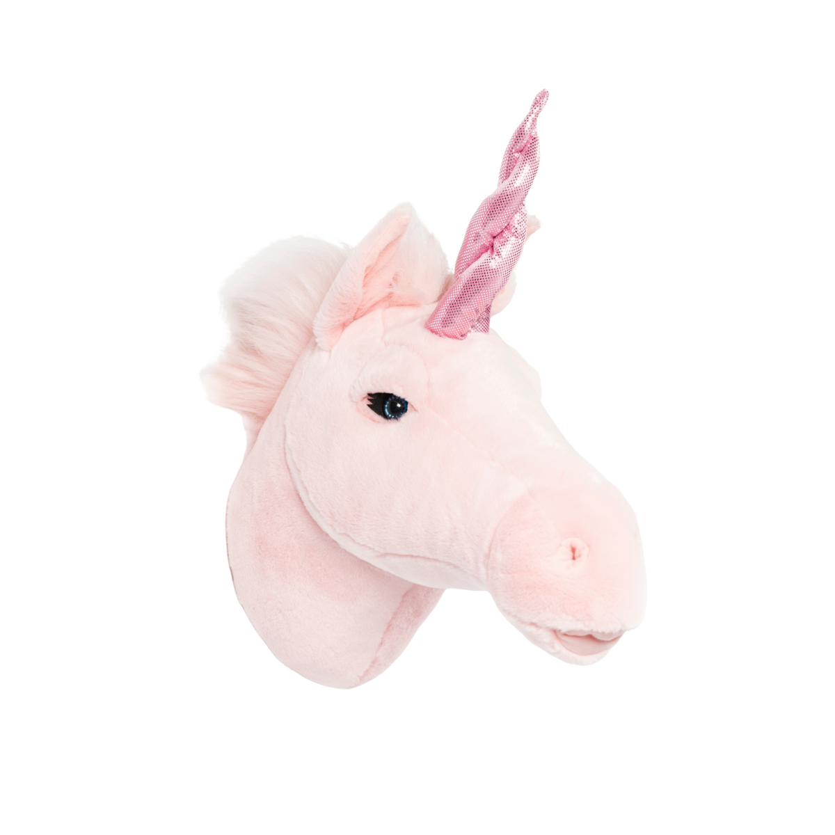 Julia the pink unicorn plush wall decoration