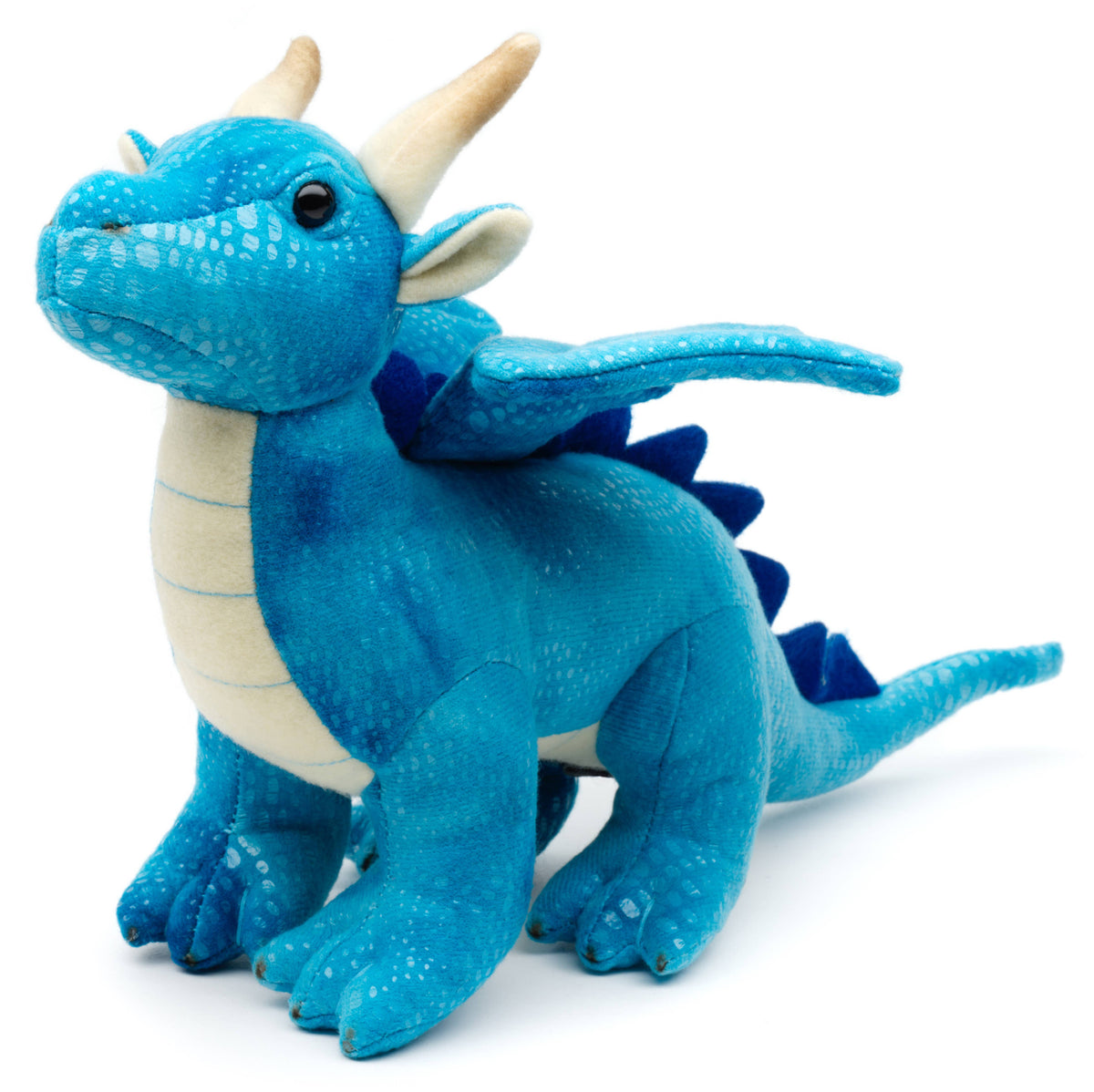 Blue dragon plush toy