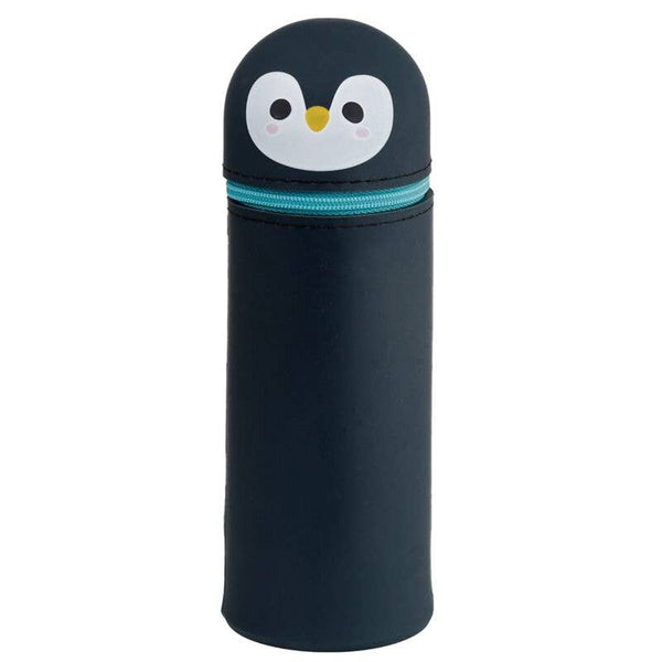 Silicone penguin pencil case