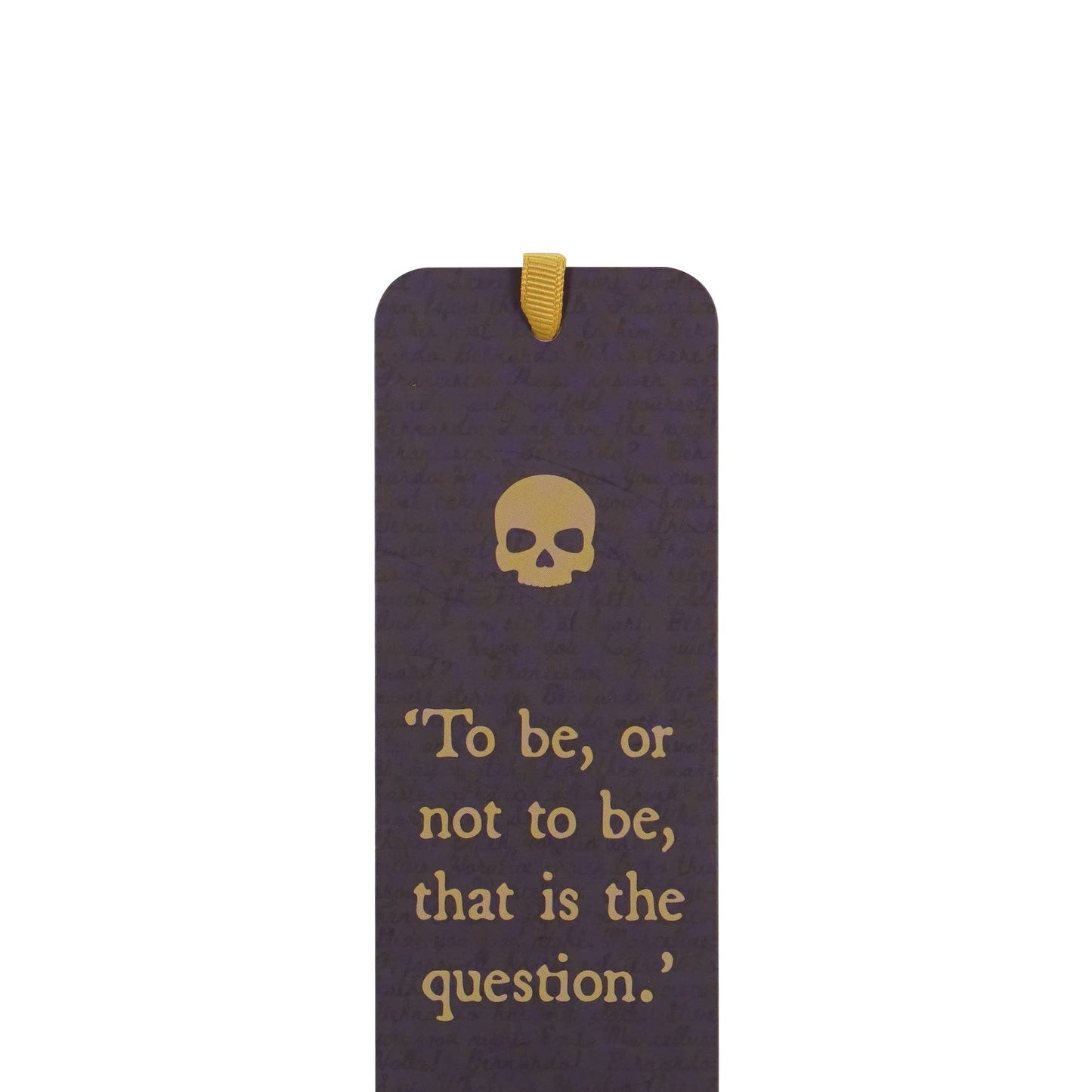 Shakespeare Hamlet paper bookmark