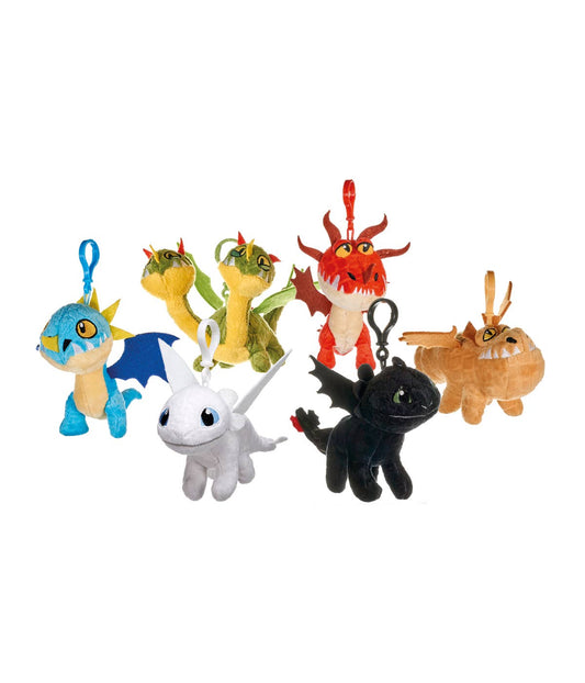 HTTYD 3 Clip-On Plush Toys - 6 Assorted Characters