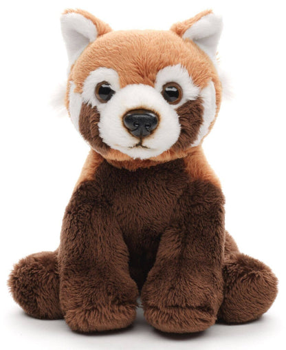 Pluche rode panda, zittend - knuffel/pluche