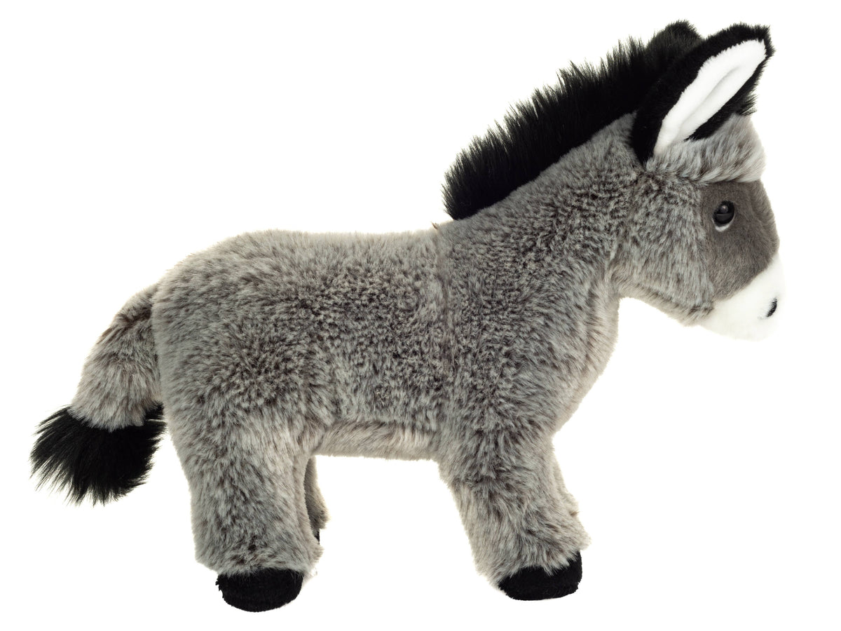 Standing Donkey Plush Toy – 27 cm