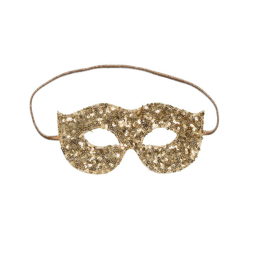 Mask - Gold Sequins