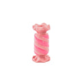 Kandelaar - Toffee Candy - Keramiek - Roze/Neon - 7,5x7,5x13 cm