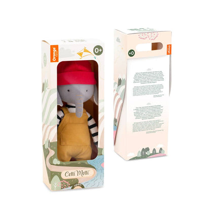 Peluche coton Alicio l’éléphant - 29 cm - 0+ mois