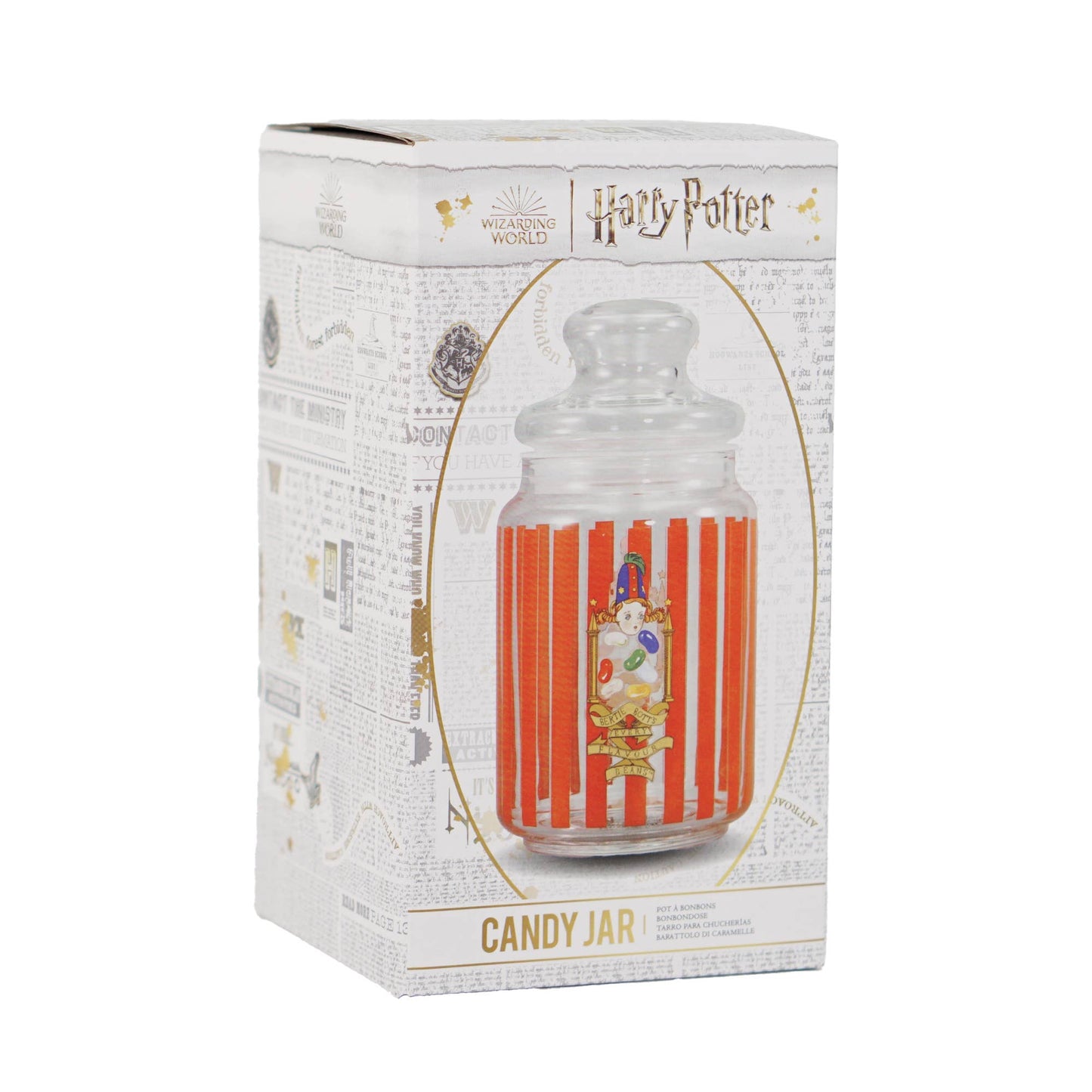 Bonbonglas aus Glas (750 ml) - Harry Potter (Bertie Botts)