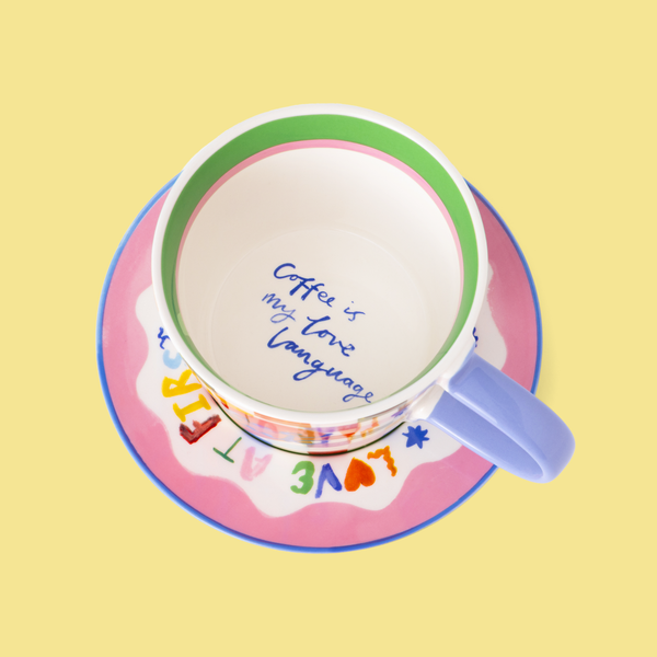 Coffee Club Cup and Saucer Set