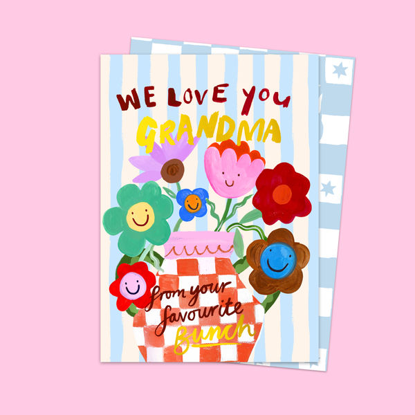 We love you, Grandma Card