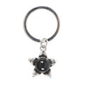 Belladonna sleutelhanger met zwarte obsidiaan